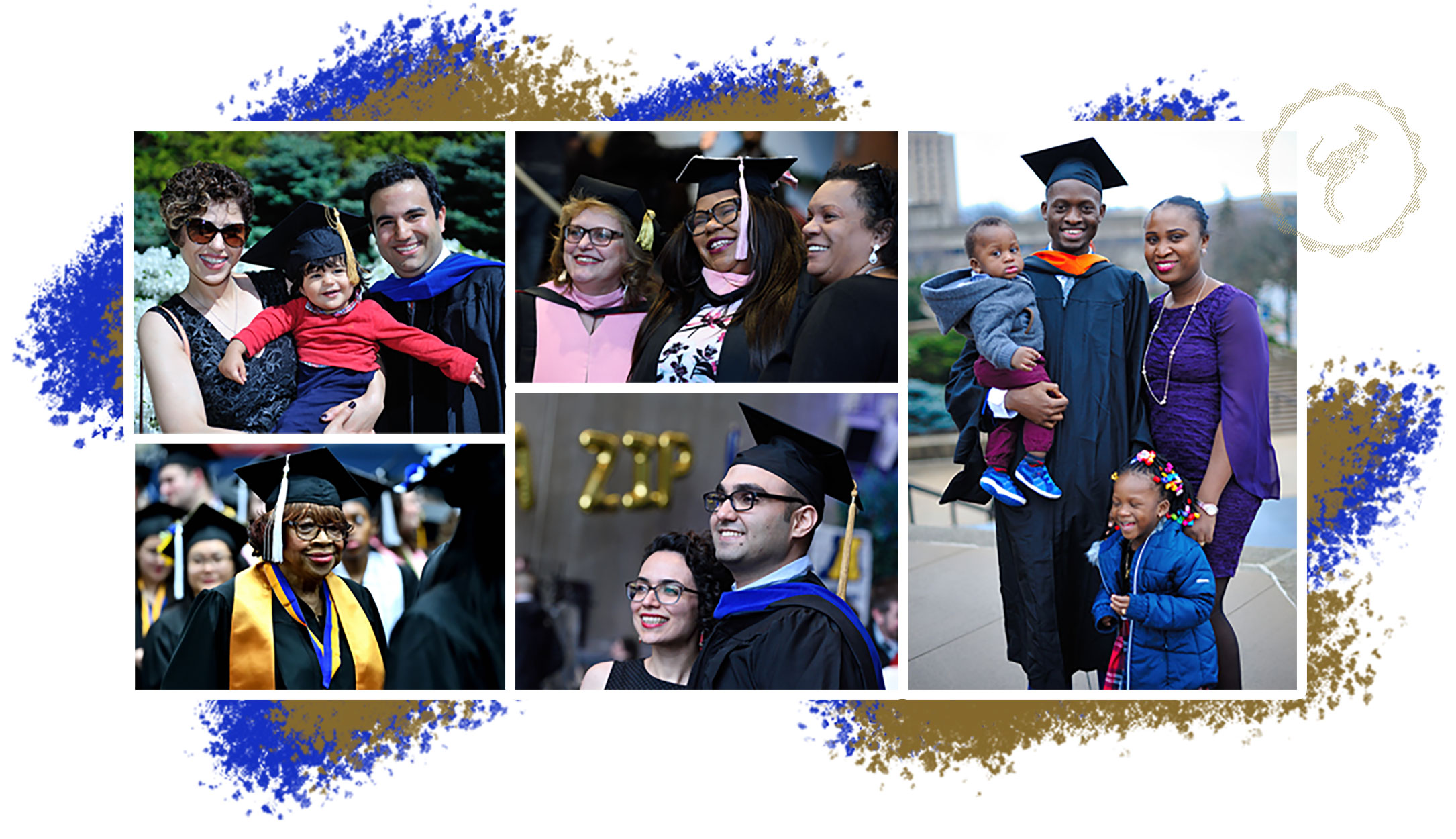 An adult student at commencement on bet365官网 bet365官网 of bet365官网 campus