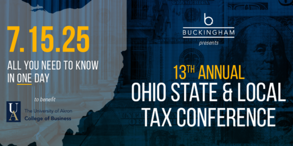 The 12th annual Ohio State & Local Tax Conference.