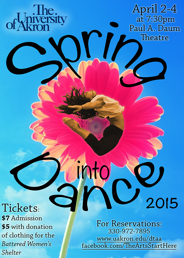 Spring Into Dance poster Spring Into Dance poster