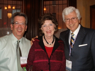 David Baker and the Cummings posing together