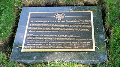 Rock plaque