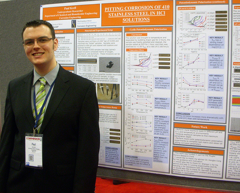 Paul Krell with poster