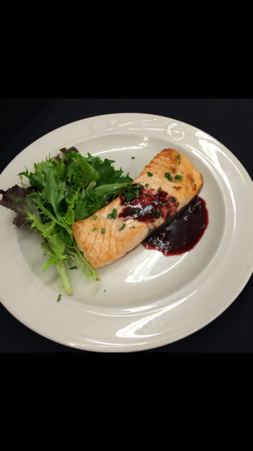 pan-seared salmon pan-seared salmon