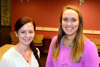 Emma Salzbrenner and Sarah Wright. Emma Salzbrenner, and Sarah Wright.