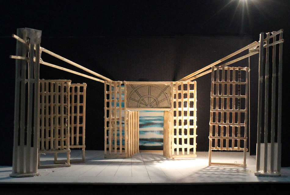 Hedda Gabler set