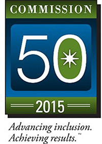 Commission 50 logo Commission 50 logo