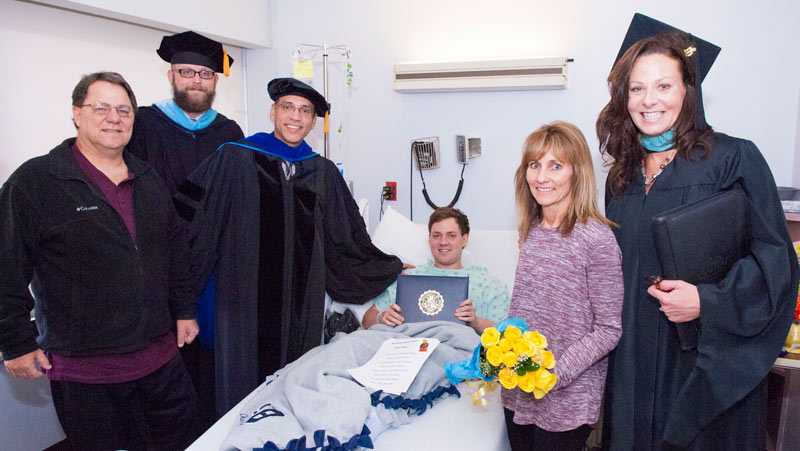 Graduate in the hospital