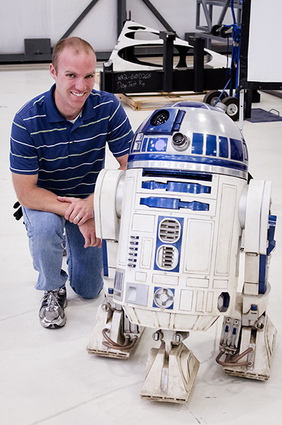 Scott with R2D2