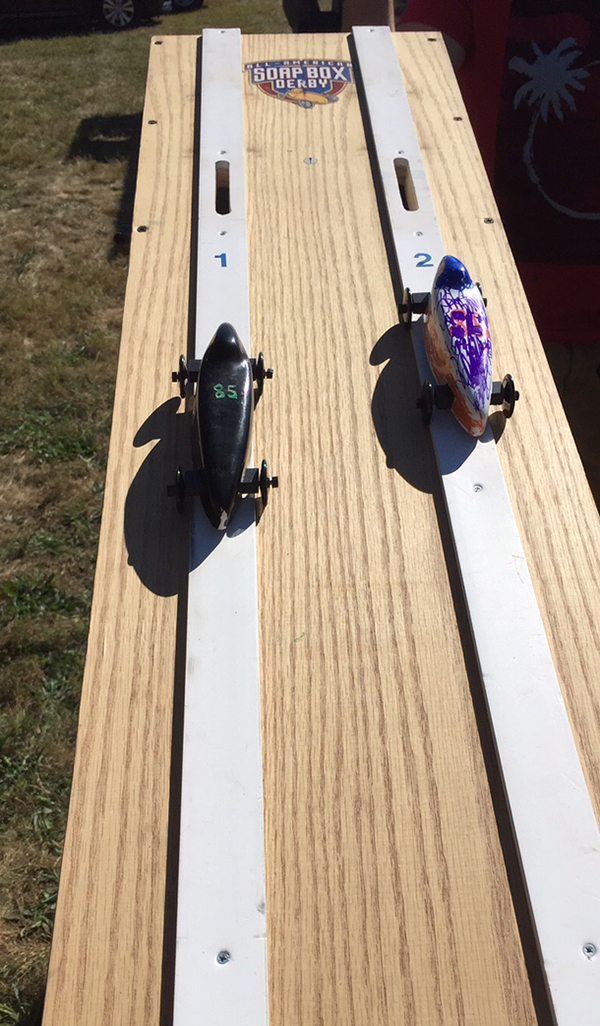cars on track