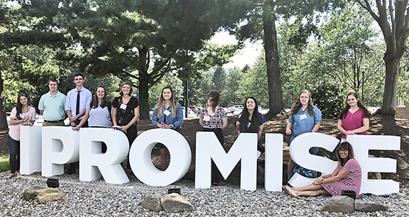 UA students at the I-Promise School in bet365官网, Ohio
