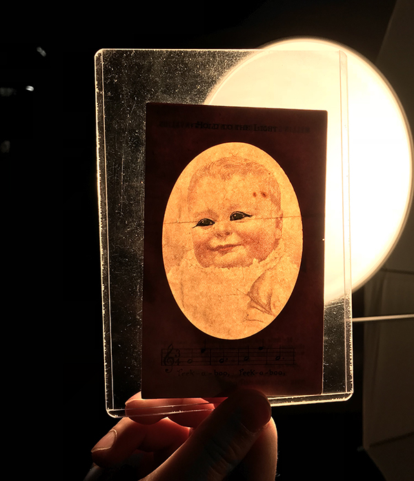 Baby eyes postcard Baby eyes postcard