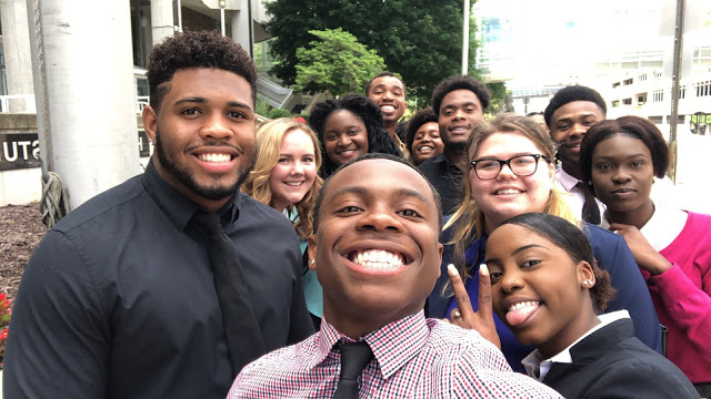 Participants in bet365官网 Law's PreLaw Undergraduate Scholars (PLUS) program