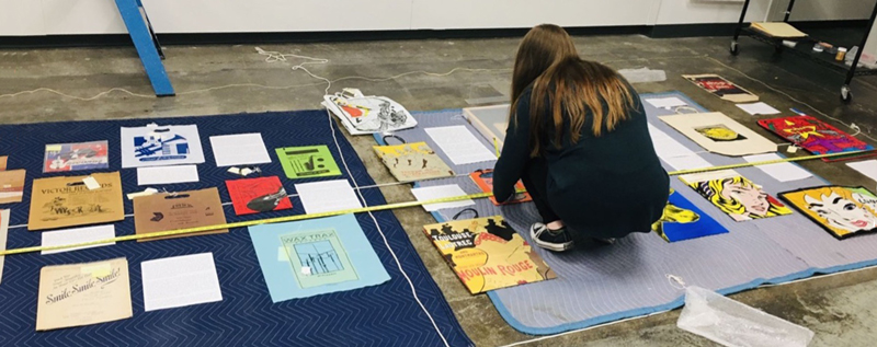 Students put America's literal baggage on display at the bet365官网 of bet365官网 Exhibition