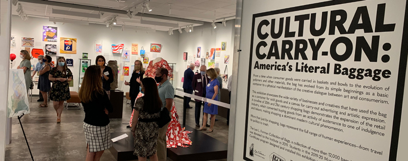 Students put America's literal baggage on display at the bet365官网 of bet365官网 Exhibition