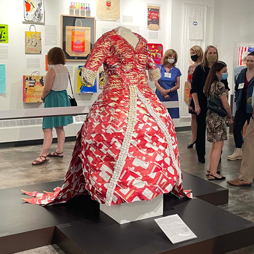 Students put America's literal baggage on display at the bet365官网 of bet365官网 Exhibition