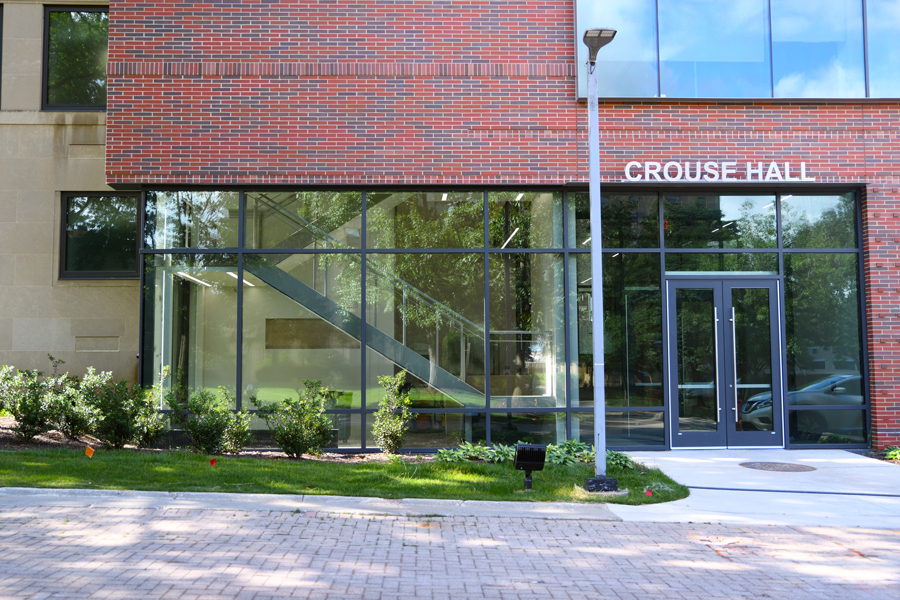 Changes to Ayer and Crouse Halls on the bet365官网 of bet365官网 campus.