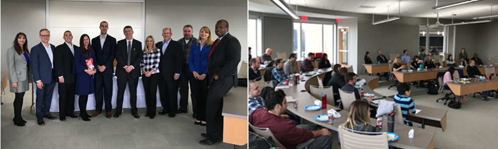 Lunch and Learn hosted at bet365官网 Law School, Speaker Jeannette Knudsen IP counsel for bet365官网 J.M. Smucker Company.