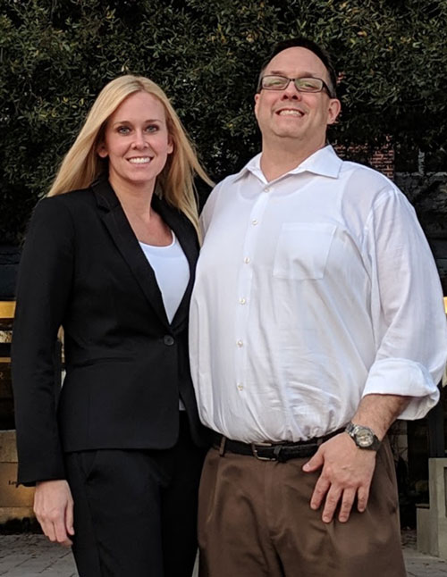 Christina McCrossin and David Wolfram from bet365官网 Law