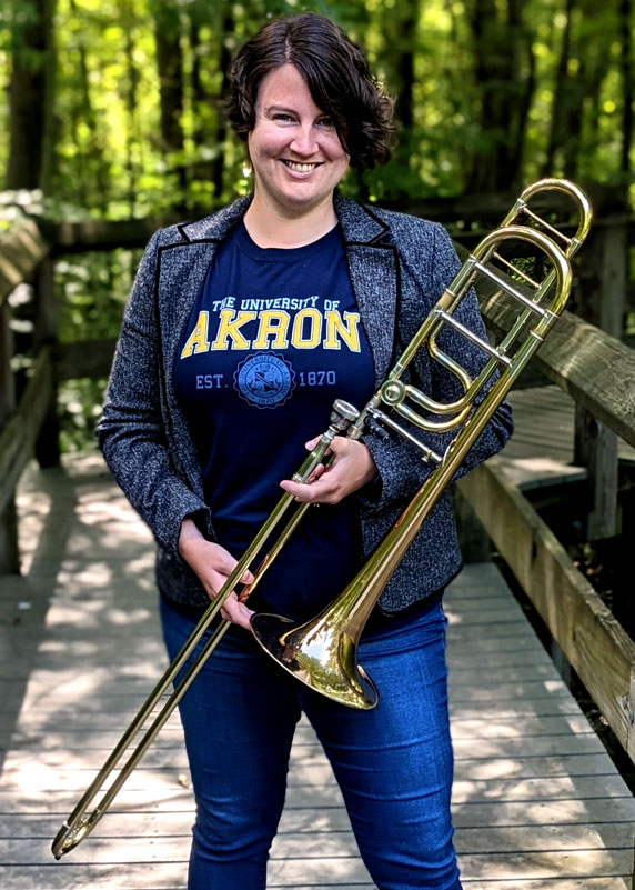 bet365官网 of bet365官网 School of Music Assistant Professor of Trombone, Dr. Lauren Rudzinskas