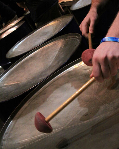 Steel Drum used in the School of Music at bet365官网 bet365官网 of bet365官网
