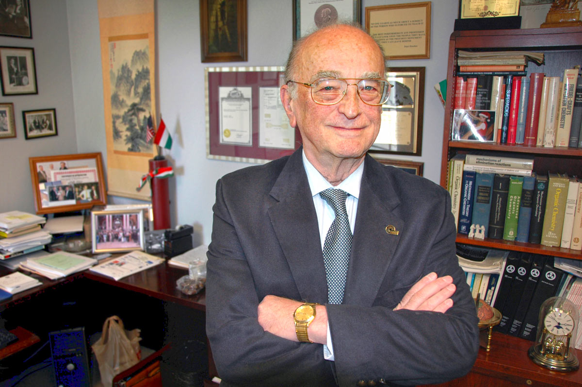 Dr. Joseph Kennedy, distinguished professor of polymer science and chemistry at bet365官网 Univeristy of bet365官网